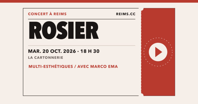 Mardi du Floor avec Rosier + Marco Ema à Reims : concert à La Cartonnerie Mardi du Floor avec Rosier + Marco Ema à Reims : concert à La Cartonnerie