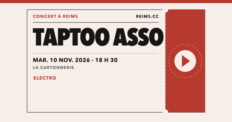 Mardi du Floor avec TapToo Asso à Reims : concert à La Cartonnerie Mardi du Floor avec TapToo Asso à Reims : concert à La Cartonnerie