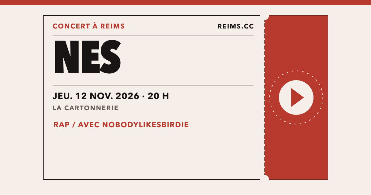 NeS + NOBODYLIKESBIRDIE à Reims : concert à La Cartonnerie