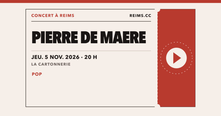 Pierre de Maere à Reims : concert à La Cartonnerie Pierre de Maere à Reims : concert à La Cartonnerie