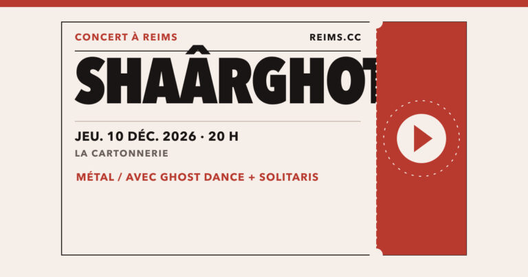Shaârghot + Ghost Dance + Solitaris à Reims : concert à La Cartonnerie Shaârghot + Ghost Dance + Solitaris à Reims : concert à La Cartonnerie